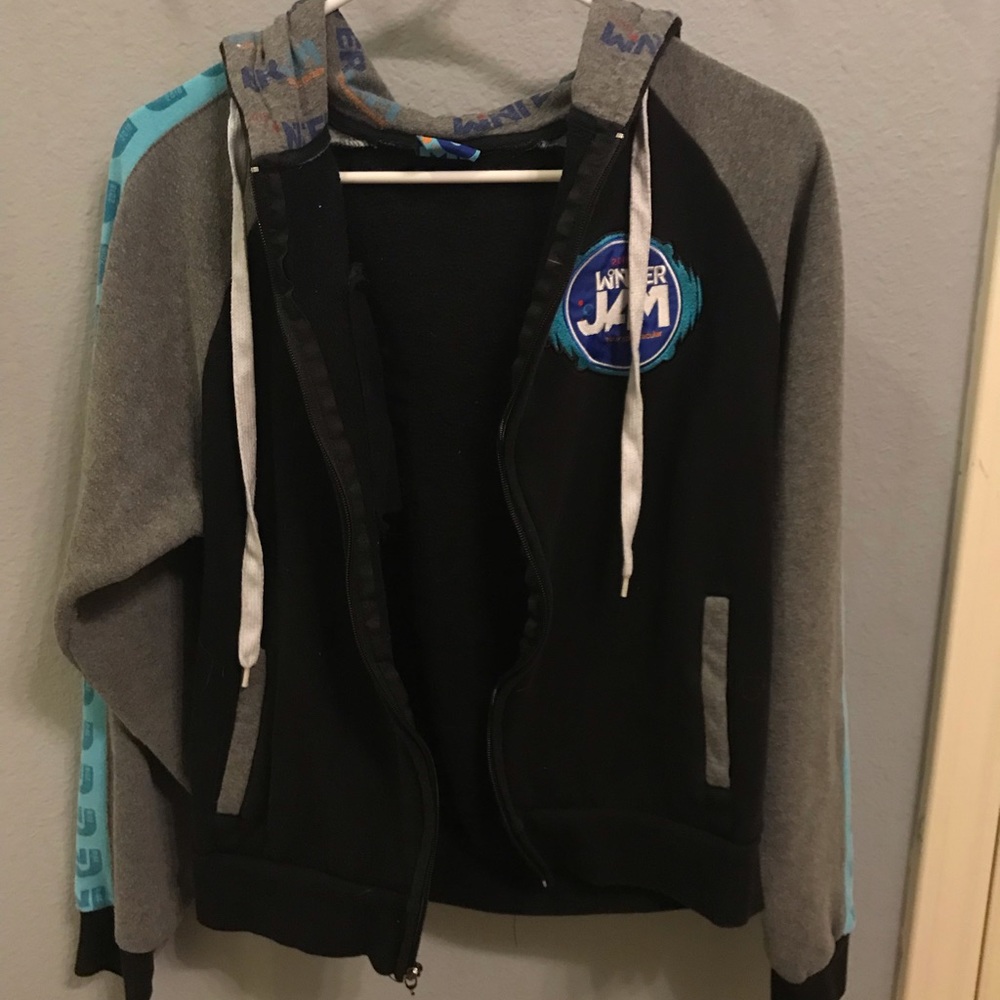 Winter Jam zip up jacket.